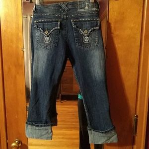 BB denim capris size 5